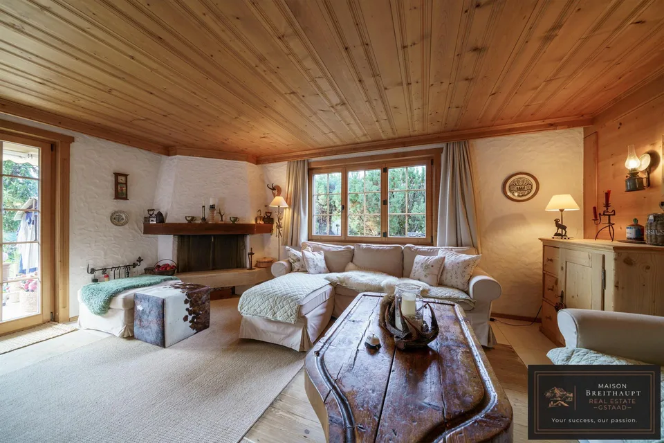 Heimelige 3.5-Zi.-Gartenwohnung mit Terrasse in Schönried