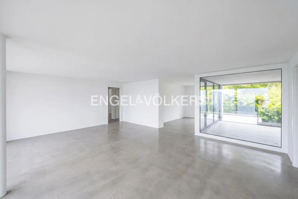 Modern apartment with enchanting lake view in Carona