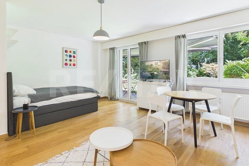 Attraktive 1-Zimmer-Wohnung mit Garten