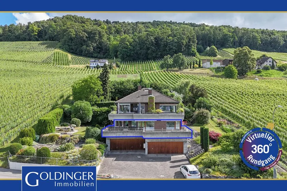 Sonnenverwöhnte Terrassenwohnung zwischen Rebbergen und Weitblick