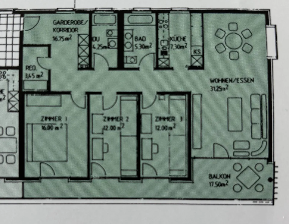 Schöne Wohnung an ruhiger Lage in Dierikon!