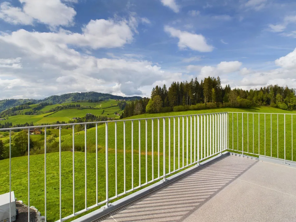 8. 1/2 Zimmer Wohnung auf dem Land mit Balkon