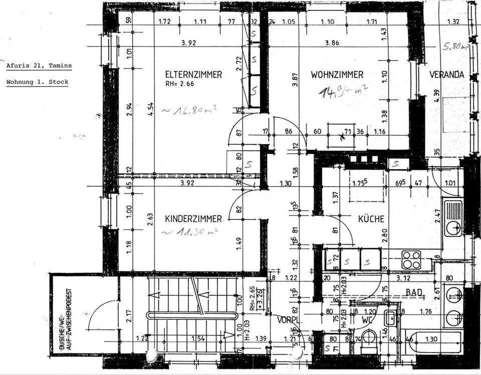 charmante 3.5-Zimmerwohnung in Tamins