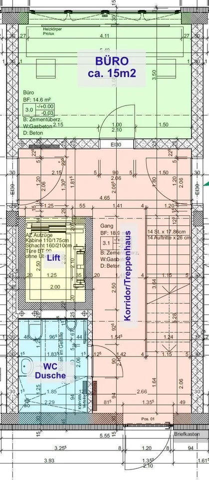 Kleinbüro / Atelier / Beratung / Therapie / Kosmetik / Firmensitz