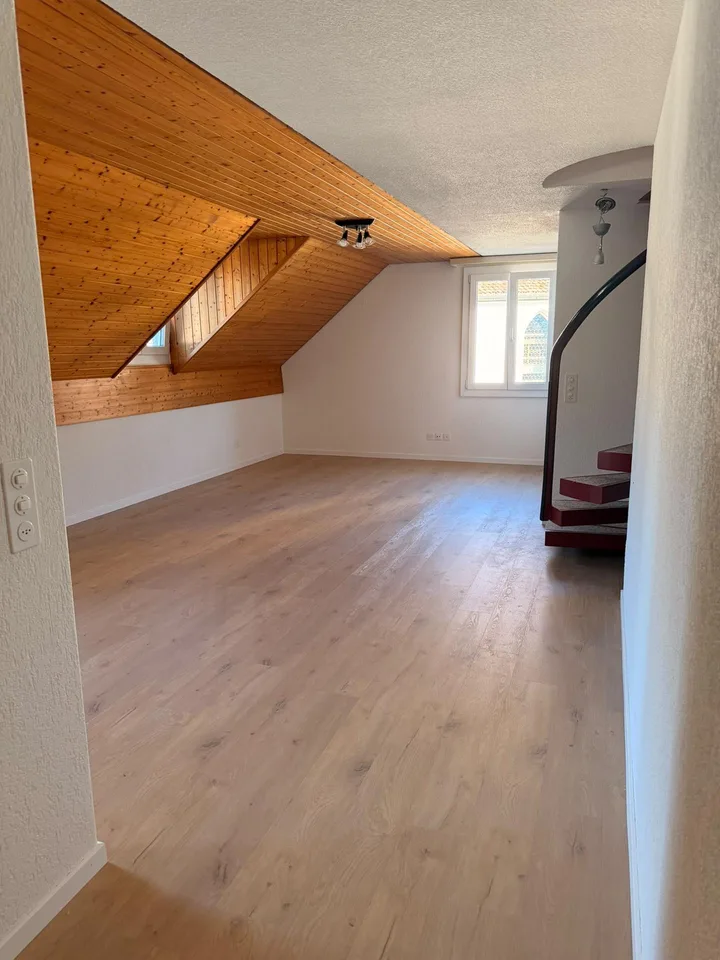 Charmante 3.5-Zimmer-Dachwohnung mit traumhafter See- und Bergsicht