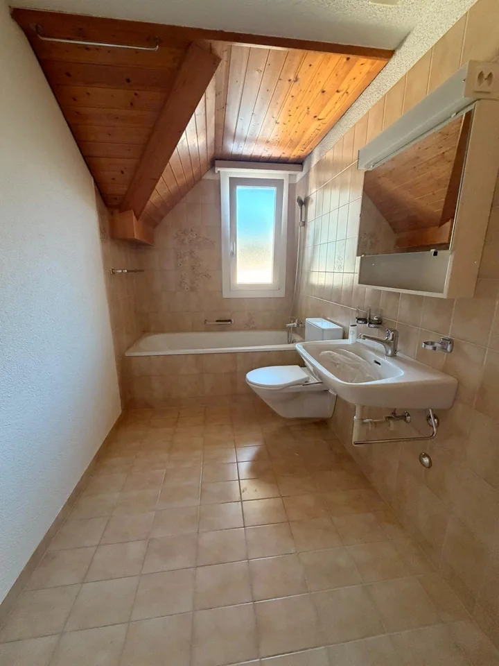 Charmante 3.5-Zimmer-Dachwohnung mit traumhafter See- und Bergsicht
