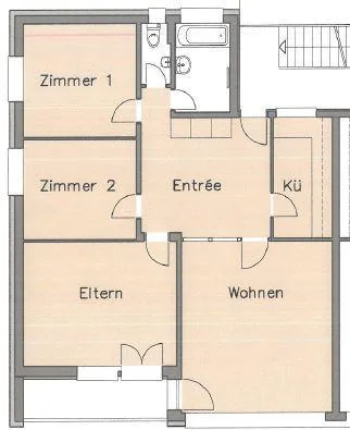 4.5 Zimmerwohnung in Tann I befristet bis 30.06.2027