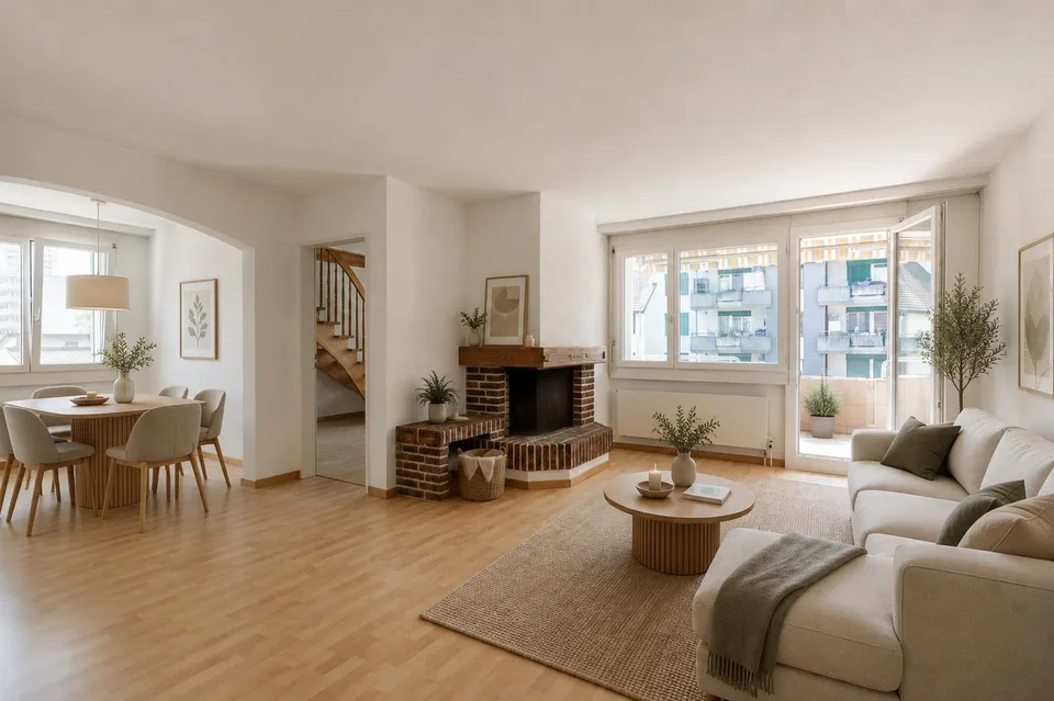 Grosszügige 4-Zimmerwohnung mit zwei sonnigen Balkonen