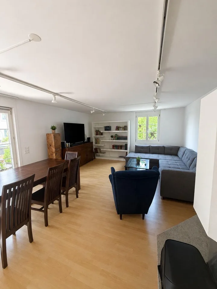 Traumhafte 3.5-Zimmer-Gartenwohnung mit privater Oase & Studio