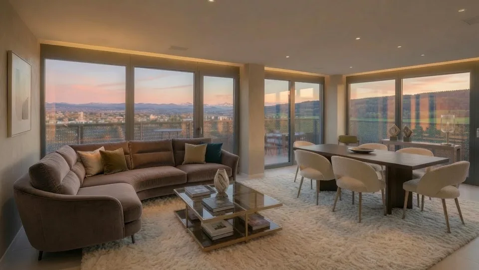Rent a high-floor apartment