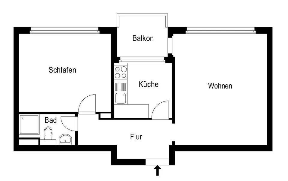 2-Zimmer-Wohnung in Neuhausen am Rheinfall