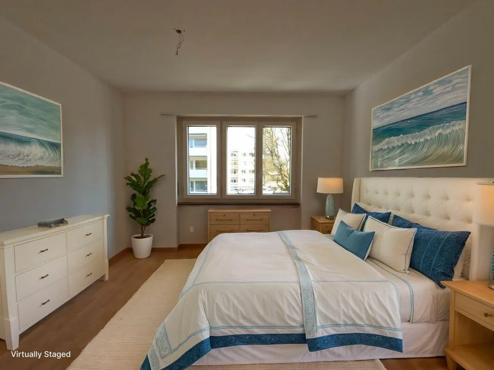 Moderne Familienwohnung mit Gartensitzplatz