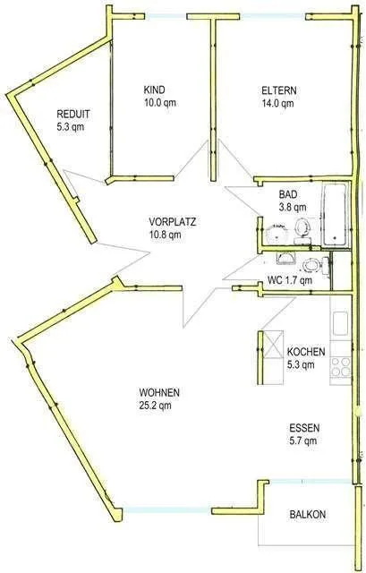 Grosszügige familienfreundlich Wohnung