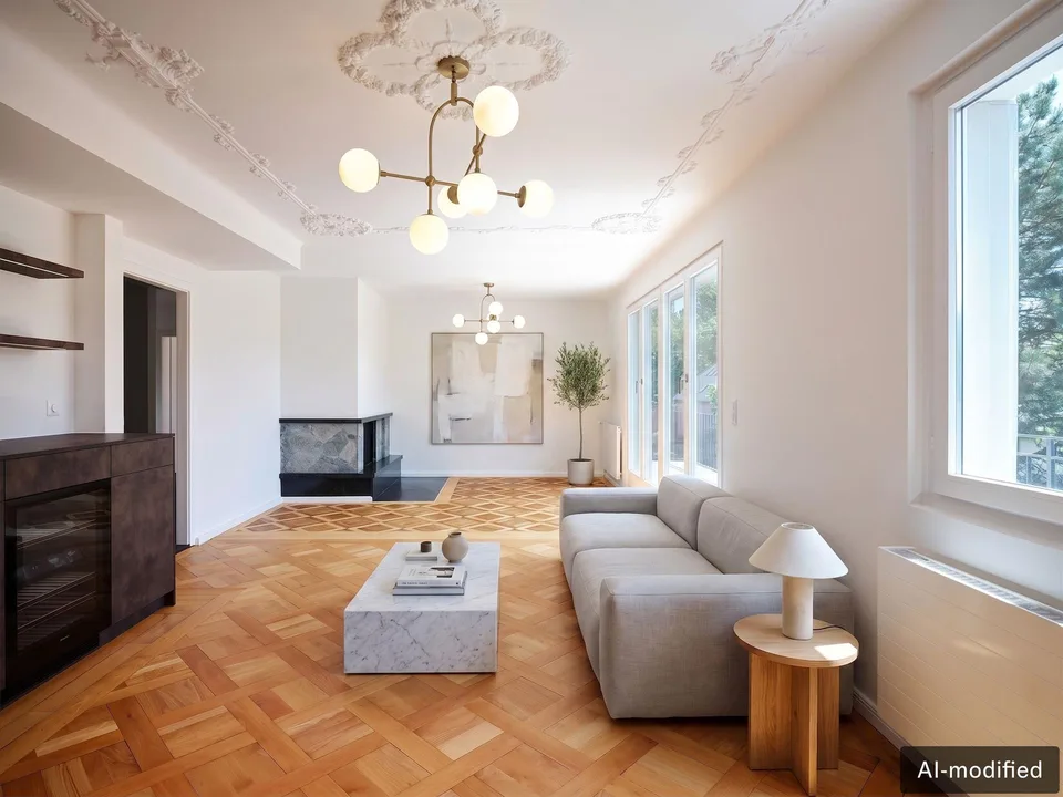 Stadtlage mit Charakter – stilvoll neu ausgebaute Maisonette mit Pi...