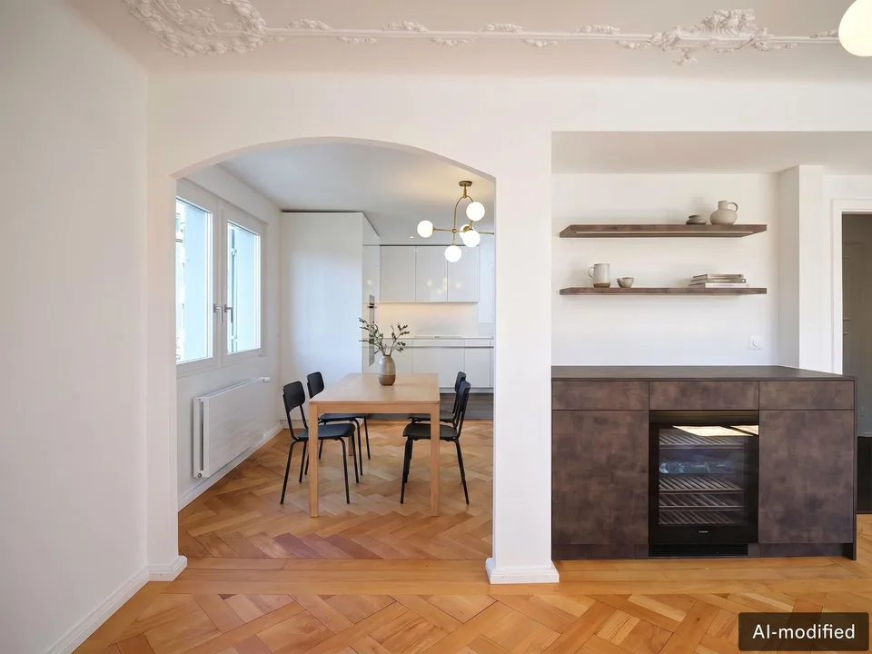 Stadtlage mit Charakter – stilvoll neu ausgebaute Maisonette mit Pi...