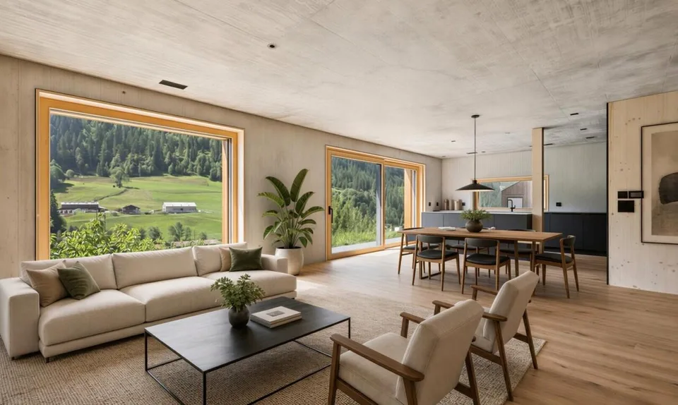 Moderne Architektur und grosszügiges Wohnen in Küblis