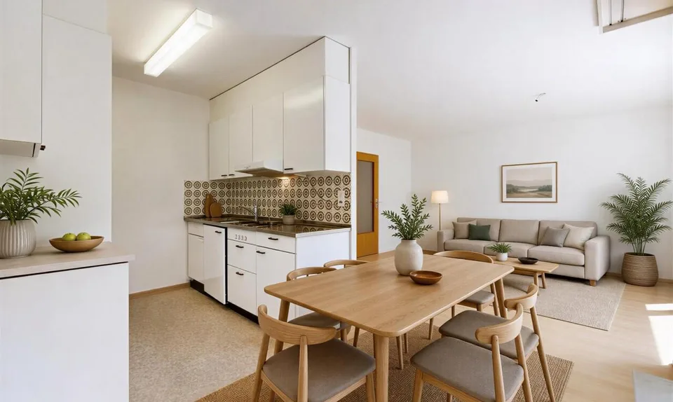 4.5-Zimmer-Wohnung mit Balkon und Tiefgarage im Kleinbasel