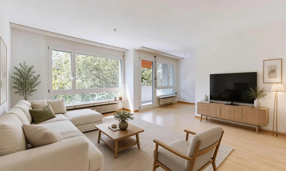 4.5-Zimmer-Wohnung mit Balkon und Tiefgarage im Kleinbasel