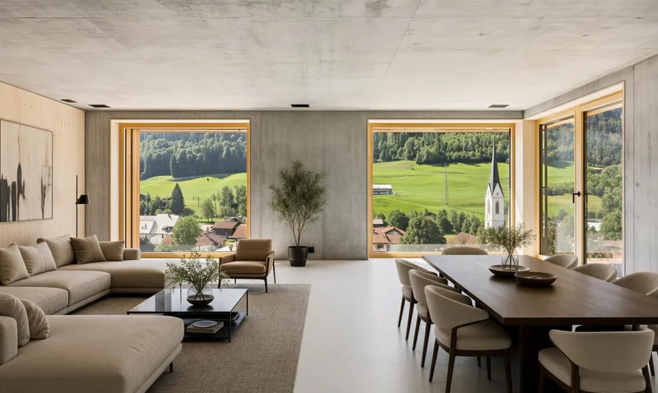 Moderne 2.5 Zimmer Wohnung mit Bergsicht in Küblis
