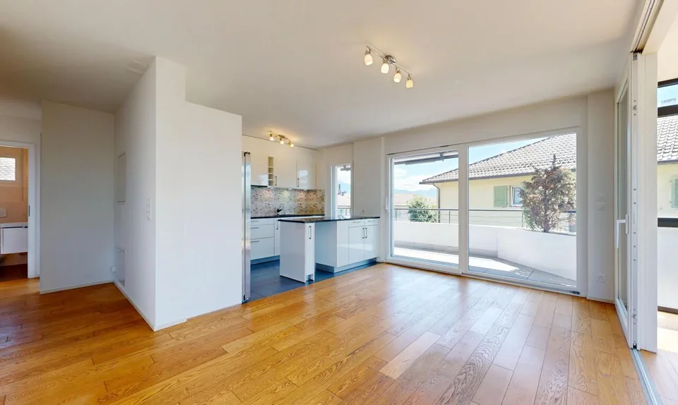 Appartement contemporain avec grande terrasse au cœur de Pully