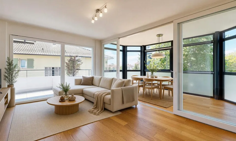 Appartement contemporain avec grande terrasse au cœur de Pully