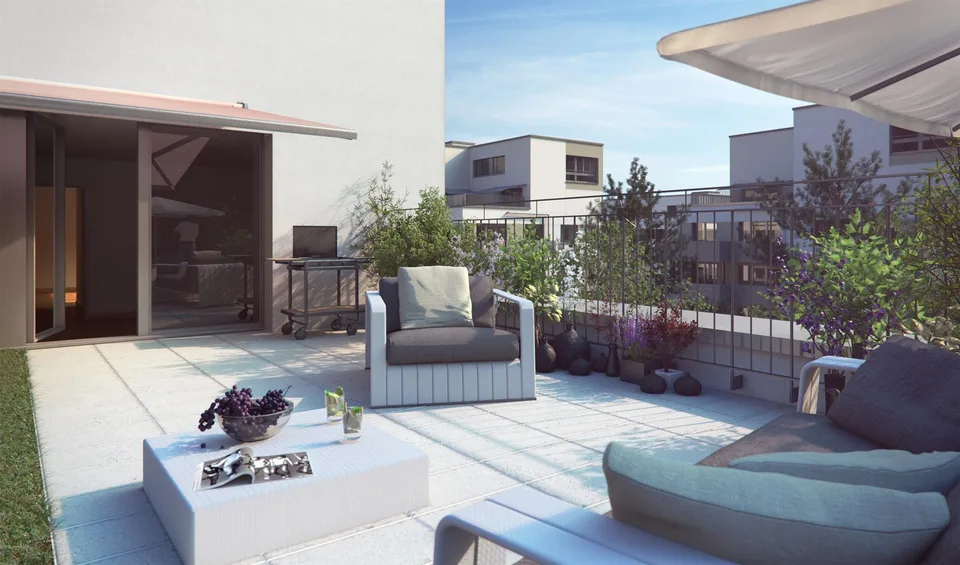 Wunderschöne Wohnung mit gemütlicher Dachterrasse