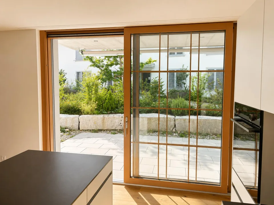 3.5-Zimmerwohnung mit Terrasse: ländlich mit Stadtanschluss leben