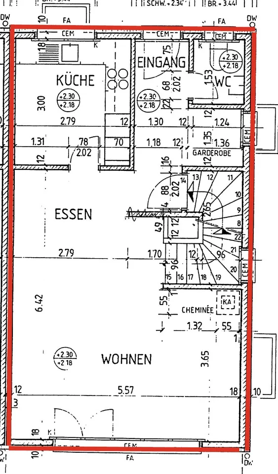 4.5 Zi. RFH mit grossem Garten in Schneisingen