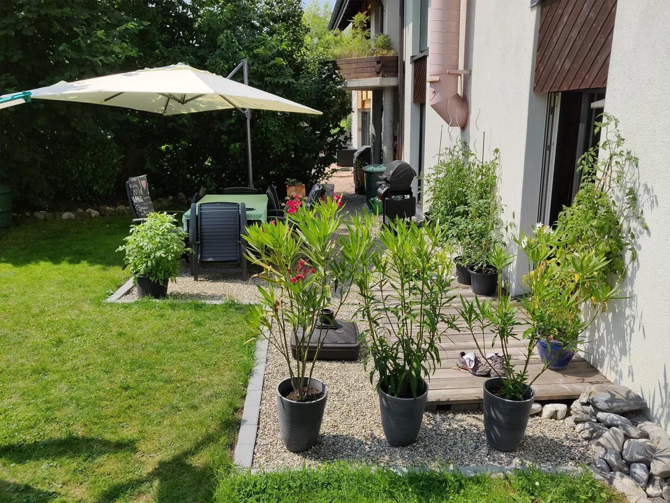 Cheminée, PV und Tiefgaragenplatz in familienfreundlicher Überbauung