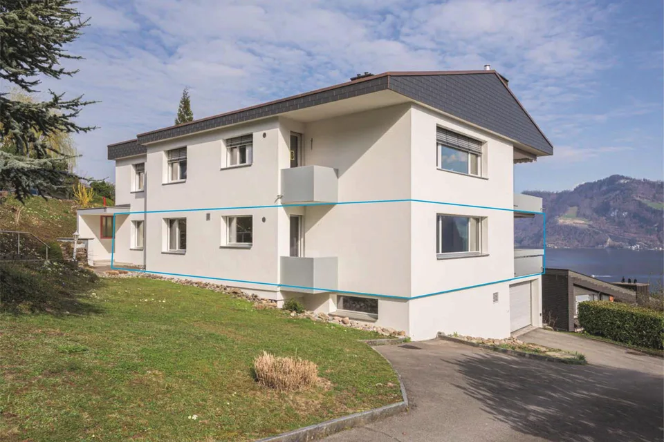 See- und Bergpanorama in Hergiswil