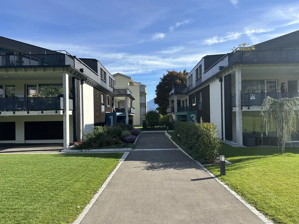 Attraktive Erdgeschosswohnung mit lauschigem Balkon in Grabs