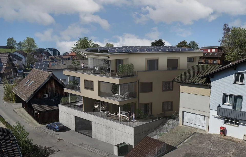 Exklusive Wohnoase – 5.5-Zimmer Attikawohnung mit Büro-Option im EG