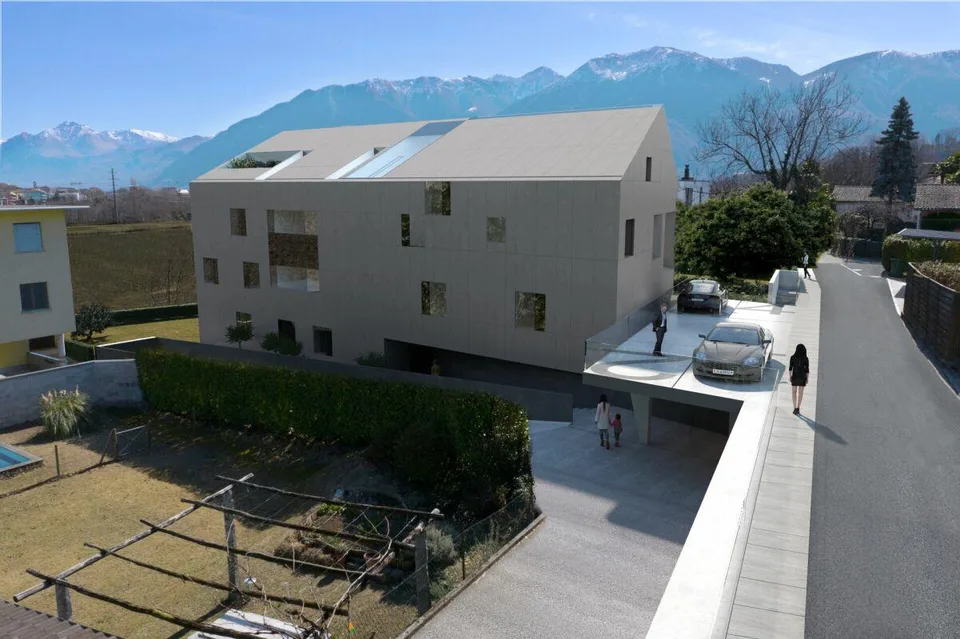 Elegante 4.5-Zimmer-Attika Wohnung in exklusivem Projekt - nur 8 Einheiten in Losone