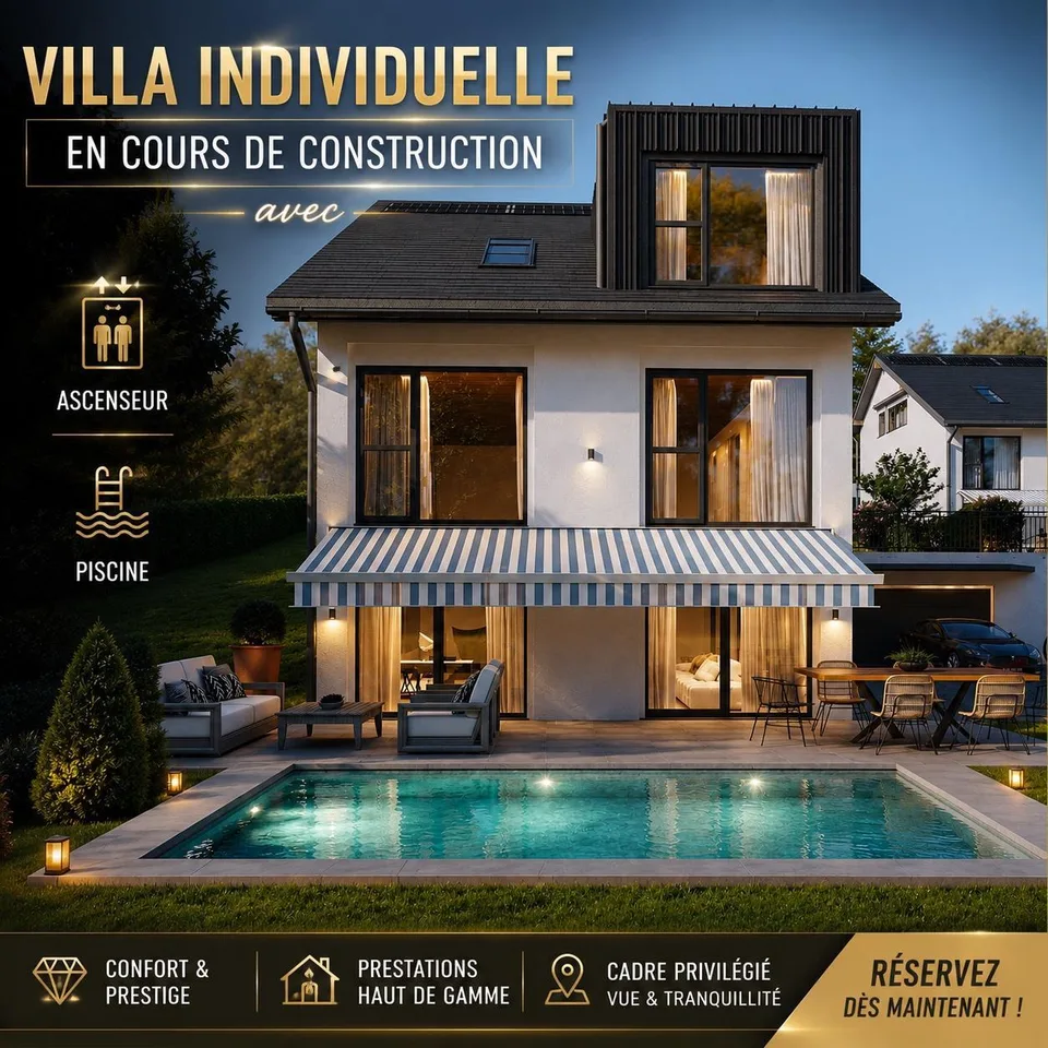Villa Individuelle | Ascenseur | Piscine chauffée