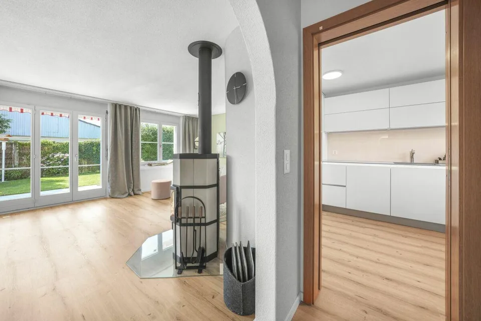 Ampia, ben curata casa a schiera in una posizione tranquilla e familiare con vista sull'Alpstein