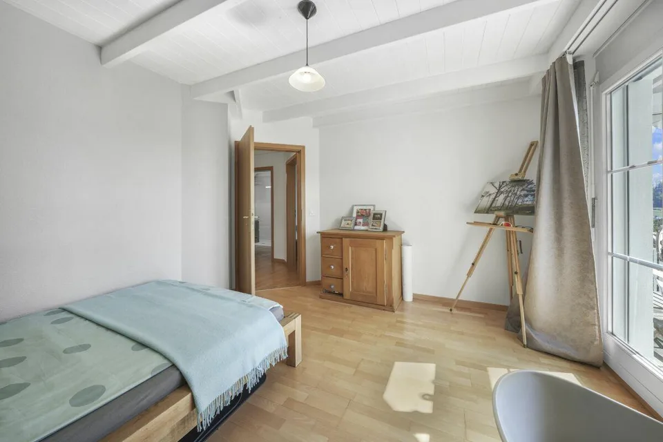 Ampia, ben curata casa a schiera in una posizione tranquilla e familiare con vista sull'Alpstein