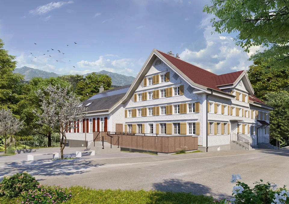 Grosszügige 5.5-Zimmer-Maisonette mit Terrasse (DG Rest.)