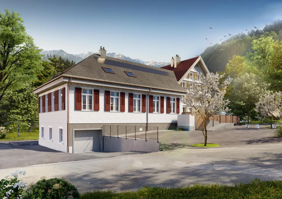 Grosszügige 5.5-Zimmer-Maisonette mit Terrasse (DG Rest.)