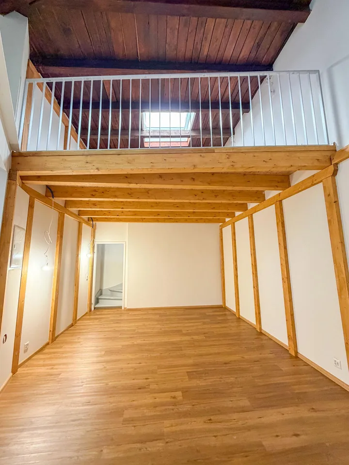 Charming commercial space in the rear building with a gallery in Kleinbasel - freshly renovated