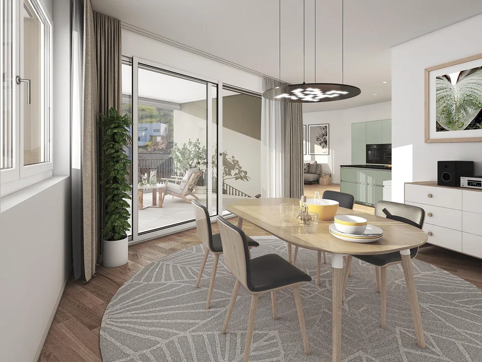 Behagliche 3.5 Zimmer Wohnoase mit Büro-Option im EG