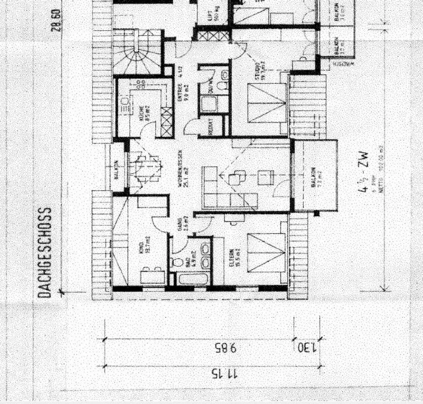 Appartement confortable de 4,5 pièces