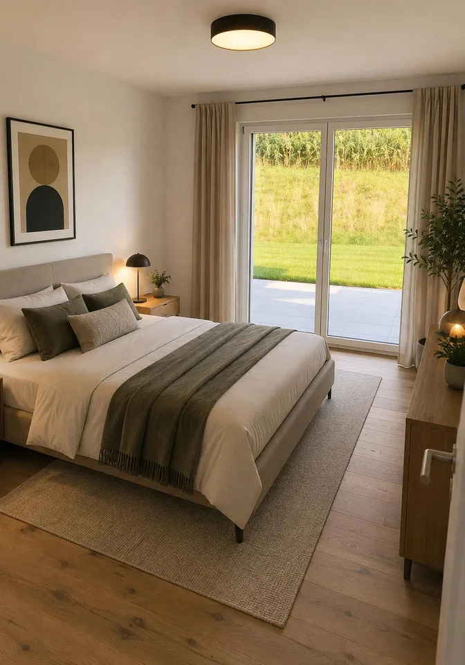 Moderne Erdgeschosswohnung in steuergünstiger Seegemeinde
