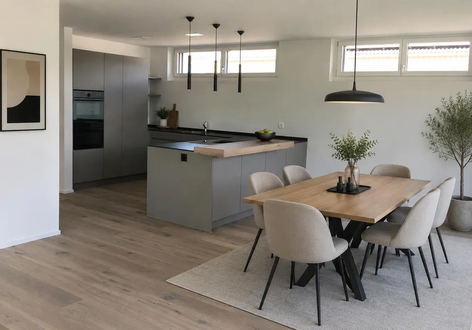Moderne Erdgeschosswohnung in steuergünstiger Seegemeinde