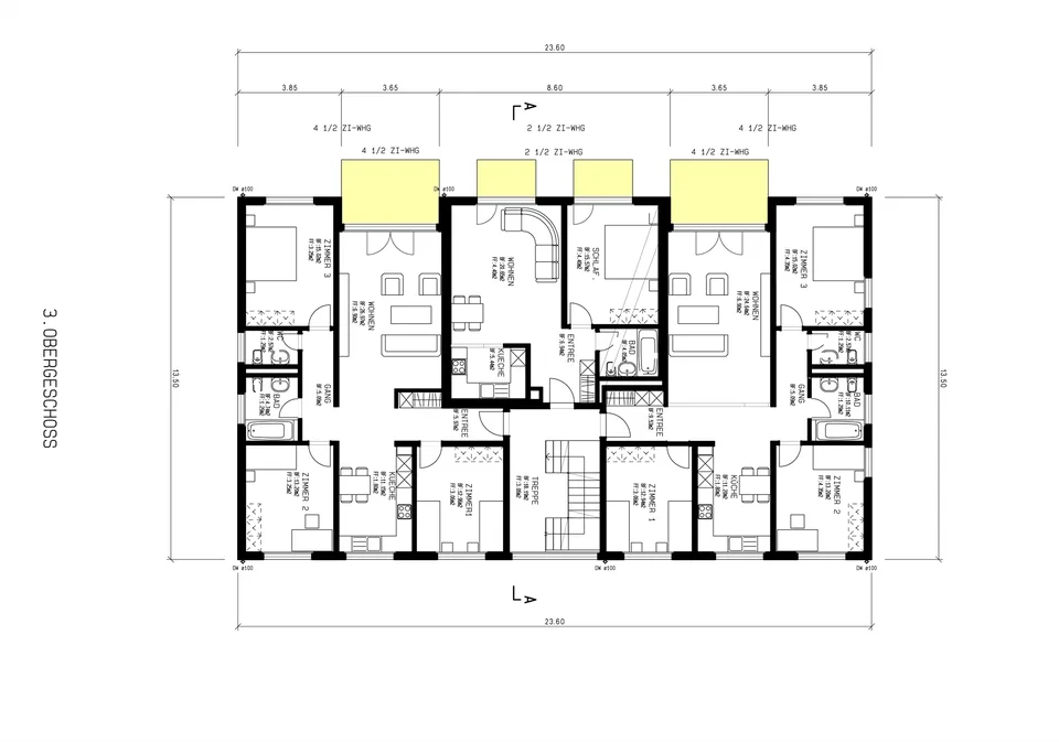Grosszügige 2.5 Zimmer-Wohnung