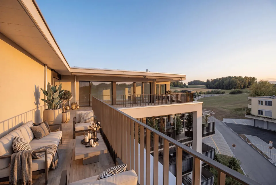 148 M² ATTIKABIJOU MIT 137 M² TERRASSE UND AUSSENSAUNA