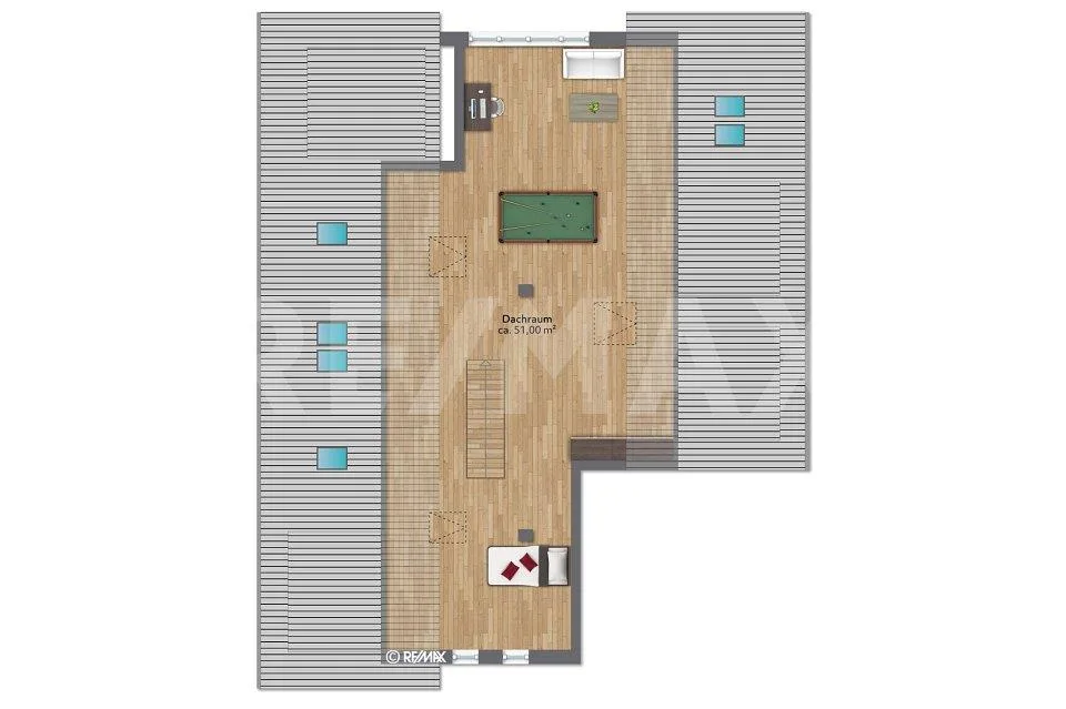 5 ½ ZIMMER ATTIKA-MAISONETTE-WOHNUNG MIT TERRASSE