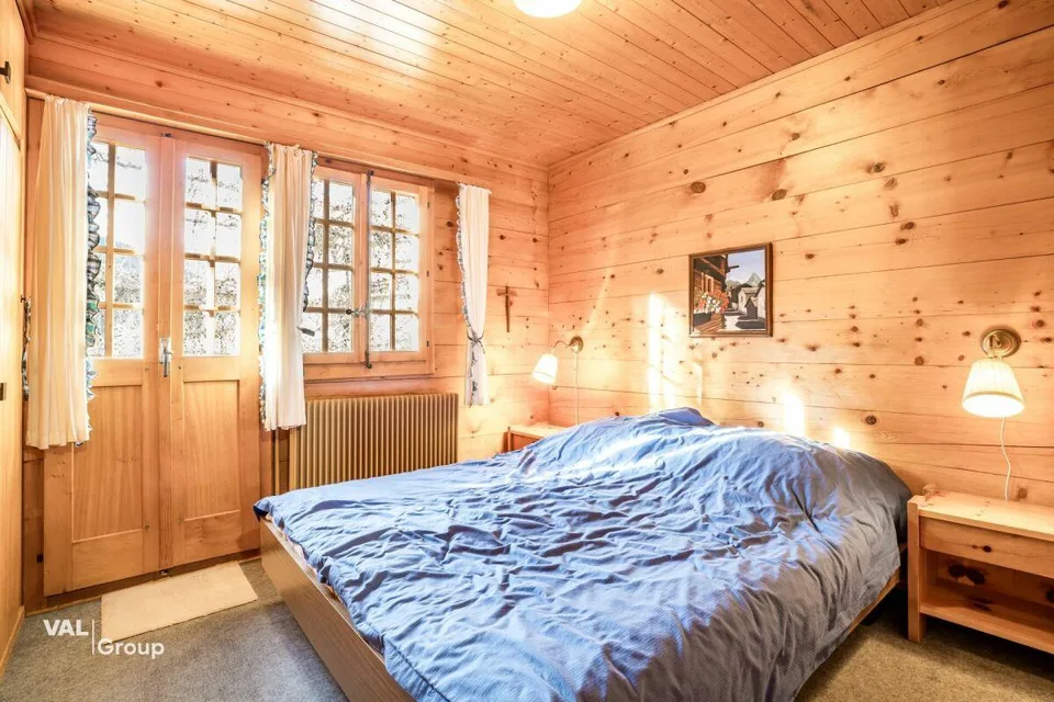 Charmant chalet sur Ayer avec parcelle constructible et vue imprenable