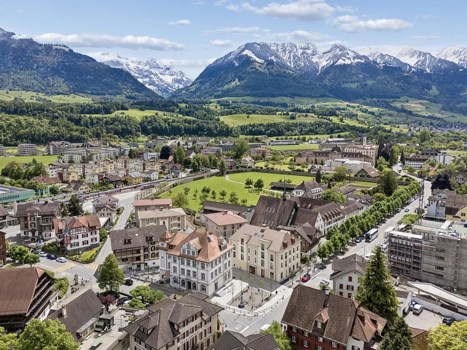 Parkplatz im Zentrum von Sarnen