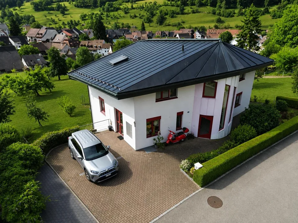 mit Aussicht ins Grüne