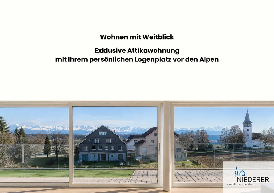 Ihr Logenplatz vor den Alpen